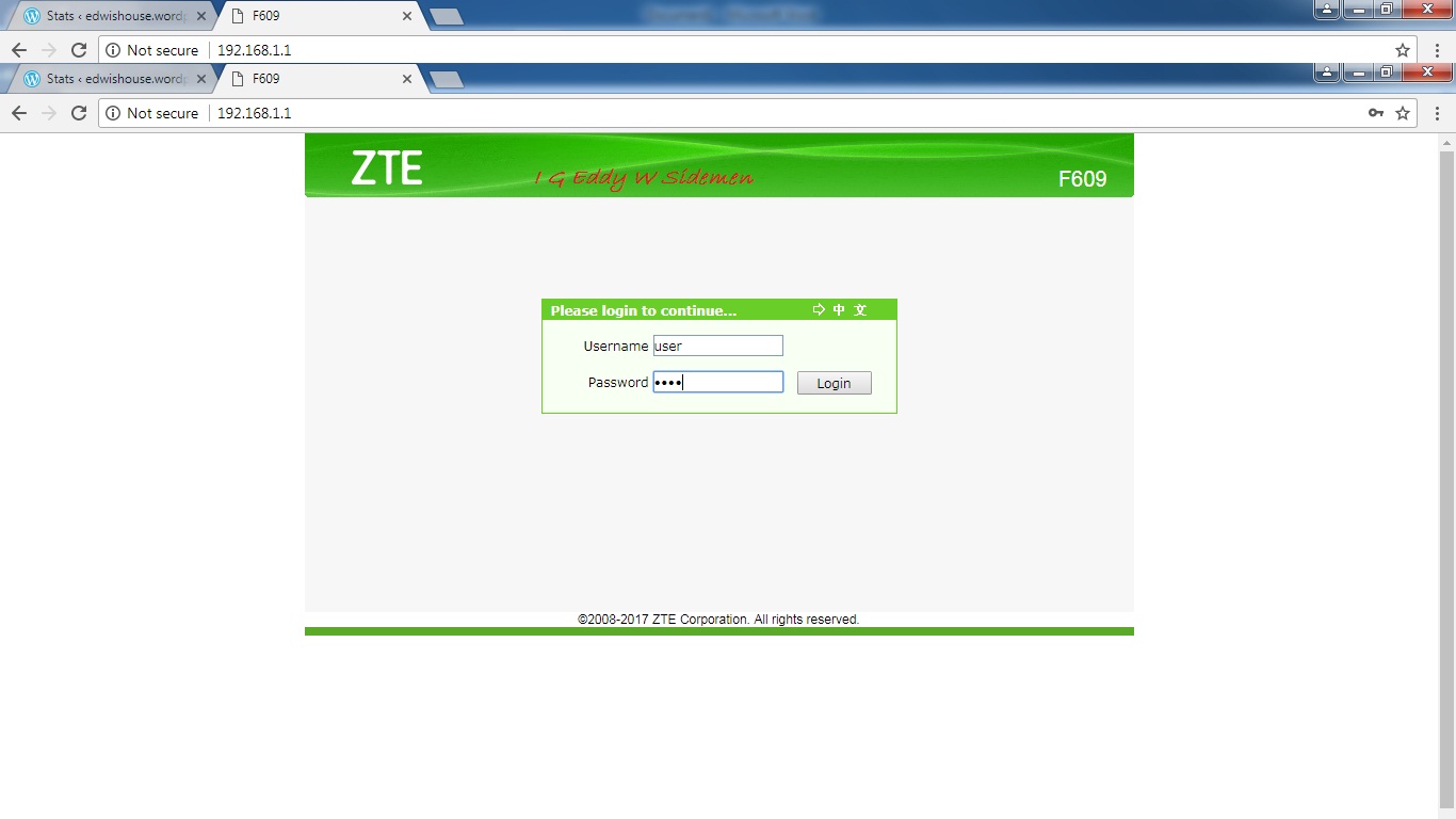 Cara setting nama dan password wifi di modem telkom indihome ZTE